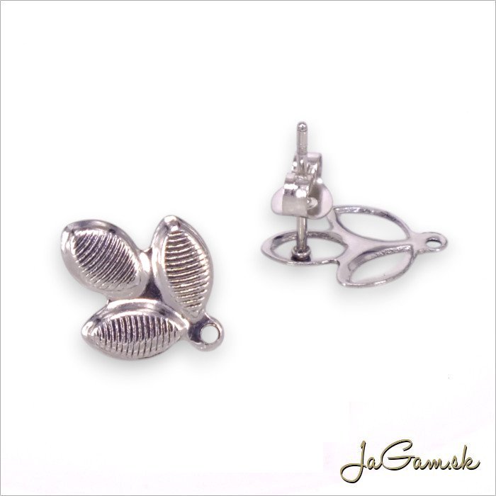 Náušnicové puzety 14mm CHIRURGICKÁ OCEĽ, 2ks (CH1683)